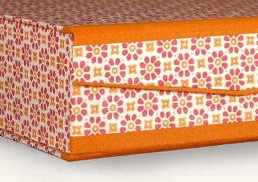 Schachtel orange gelb "Maxi"